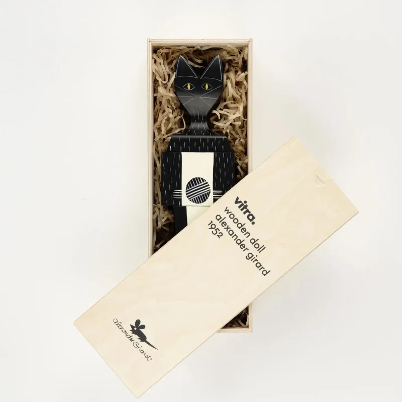 Wooden Doll Cat - Vitra w Mesmetric
