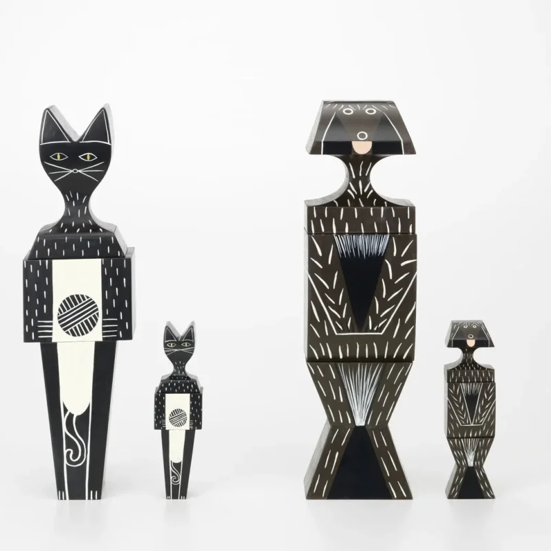 Wooden Doll Cat - Vitra w Mesmetric
