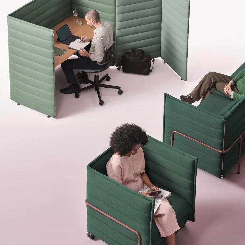 Alcove Work Lowback - Vitra w Mesmetric