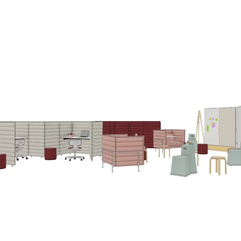 Alcove Work Lowback - Vitra w Mesmetric